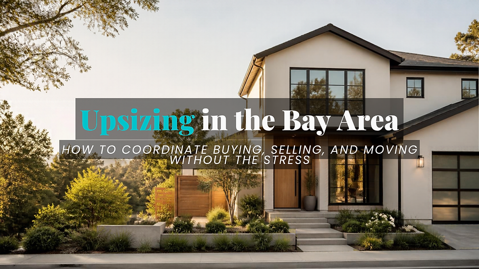 Modern California family home illustrating the process of upsizing in Silicon Valley and the Bay Area.