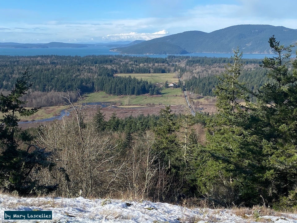 View atop Guemes Mountain