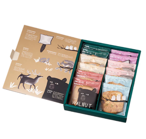 Thumbnail: Hokkaido Limited Edition Hokkaido Fermented Butter Handmade Sapphire Cookies Gift Box (12 pieces) - Handmade Cookies, Japanese-style Cookies, Japanese Pancakes - Souvenir - Directly Imported from Japan