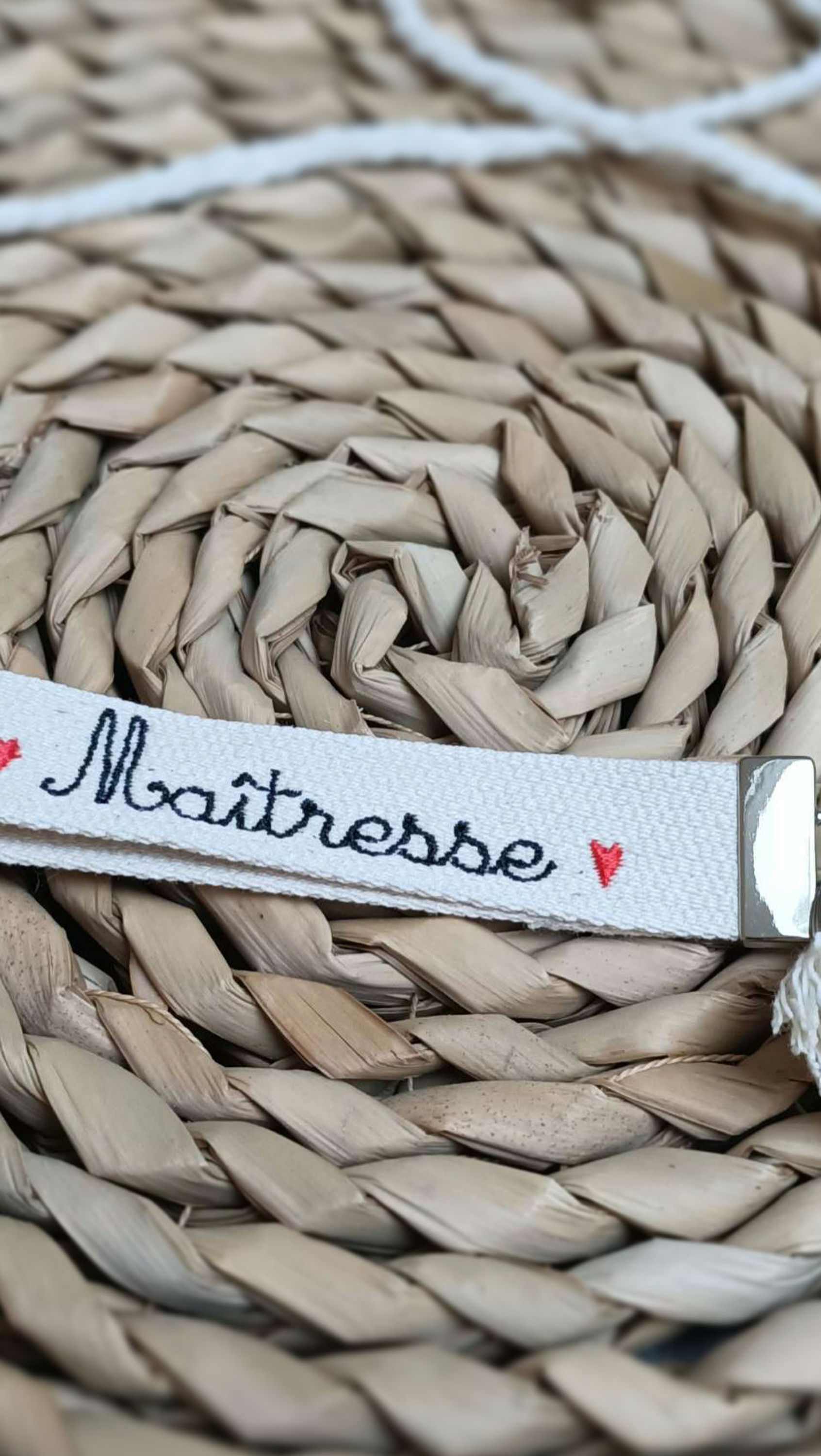 Porte clés " Maîtresse"