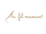 Logo Au fil maman, Service de broderie, couture au naturel, écoresponsable
