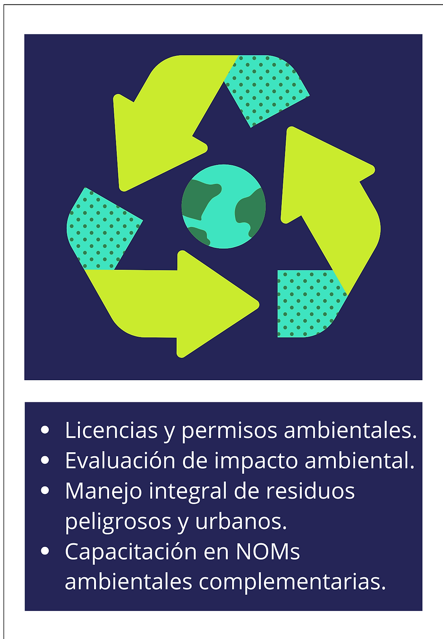 STPS Cumplimiento de NOMs, inspecciones, actas.SEMARNAT Trámites ambientales y registros.