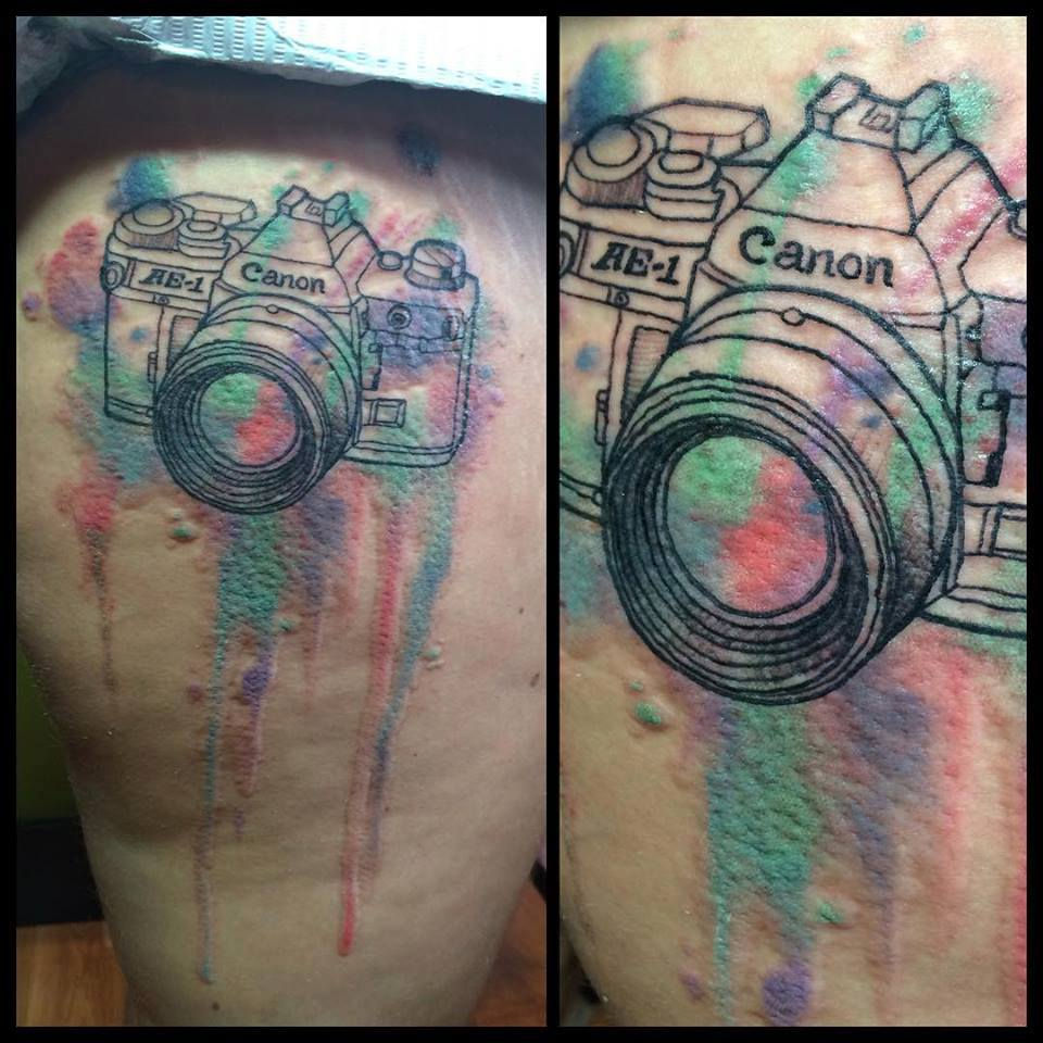 watercolor camera by Amber