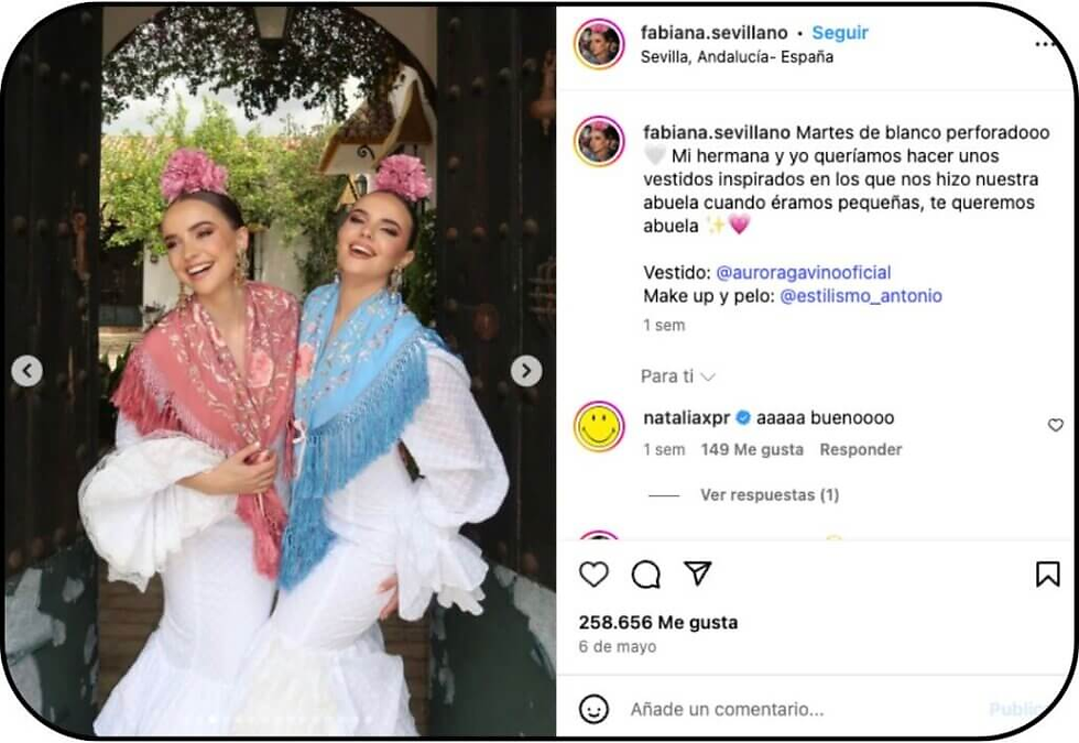 INSTAGRAM DE FABIANA SEVILLANO