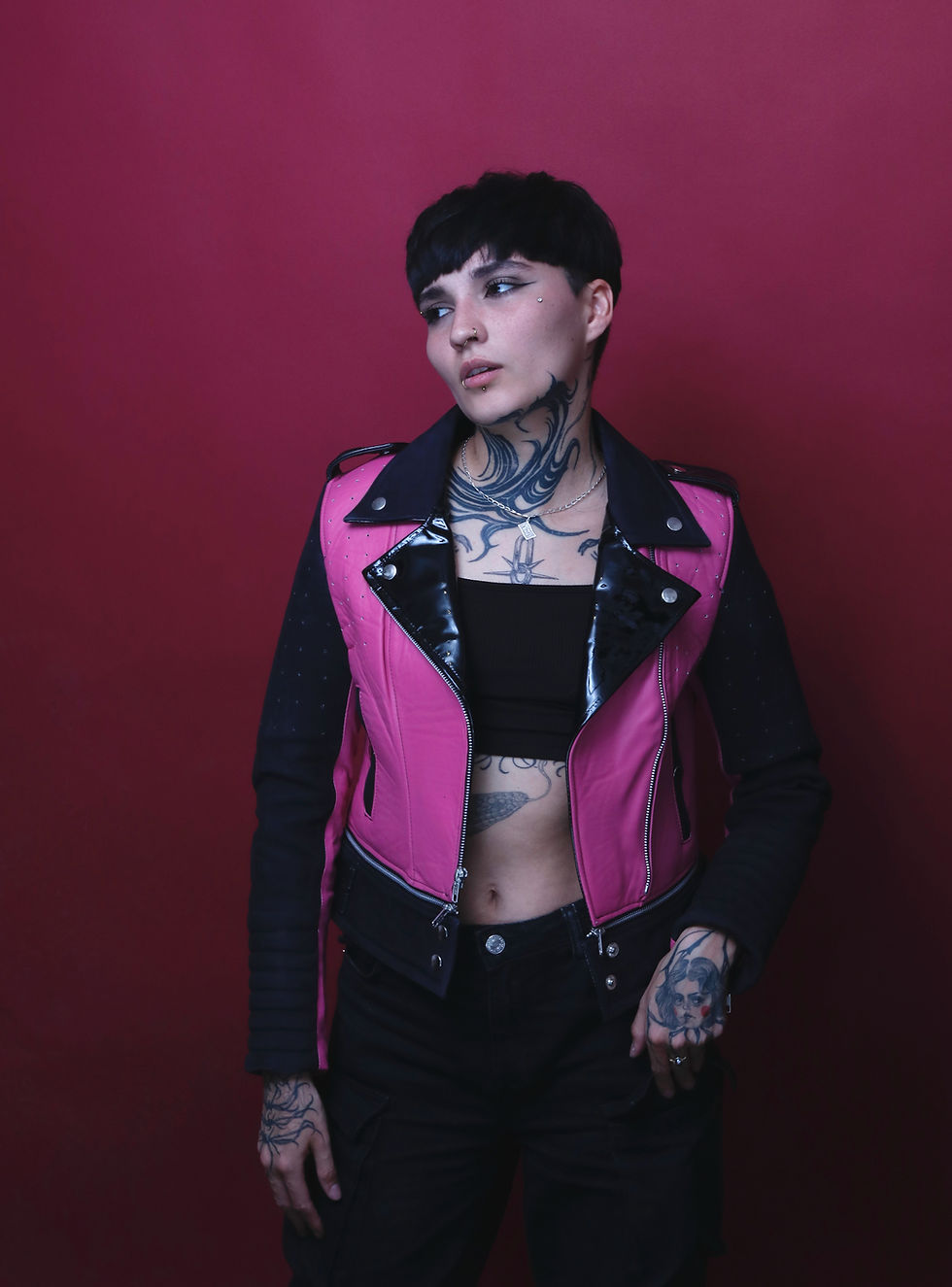 Thumbnail: Chamarra T/Biker "PinkPunch"