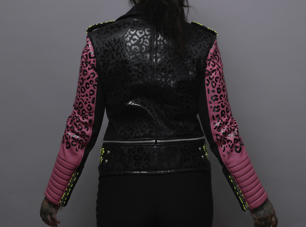 Thumbnail: Chamarra T/Biker mujer  "Death rock"