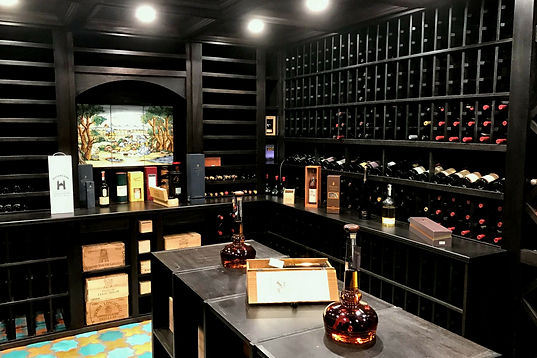 Custom wine cellar