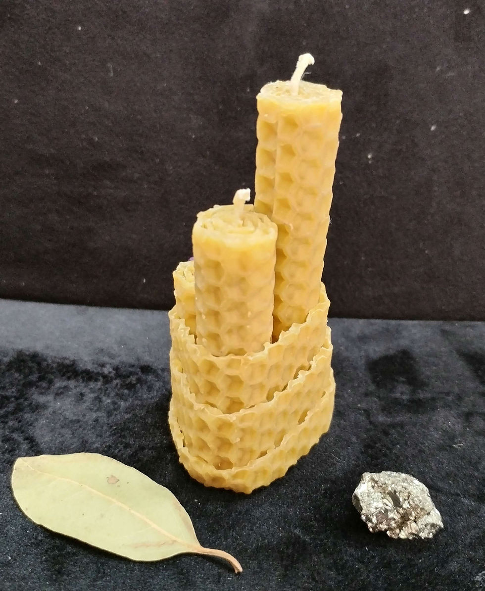 Miniatura: Vela de miel triple
