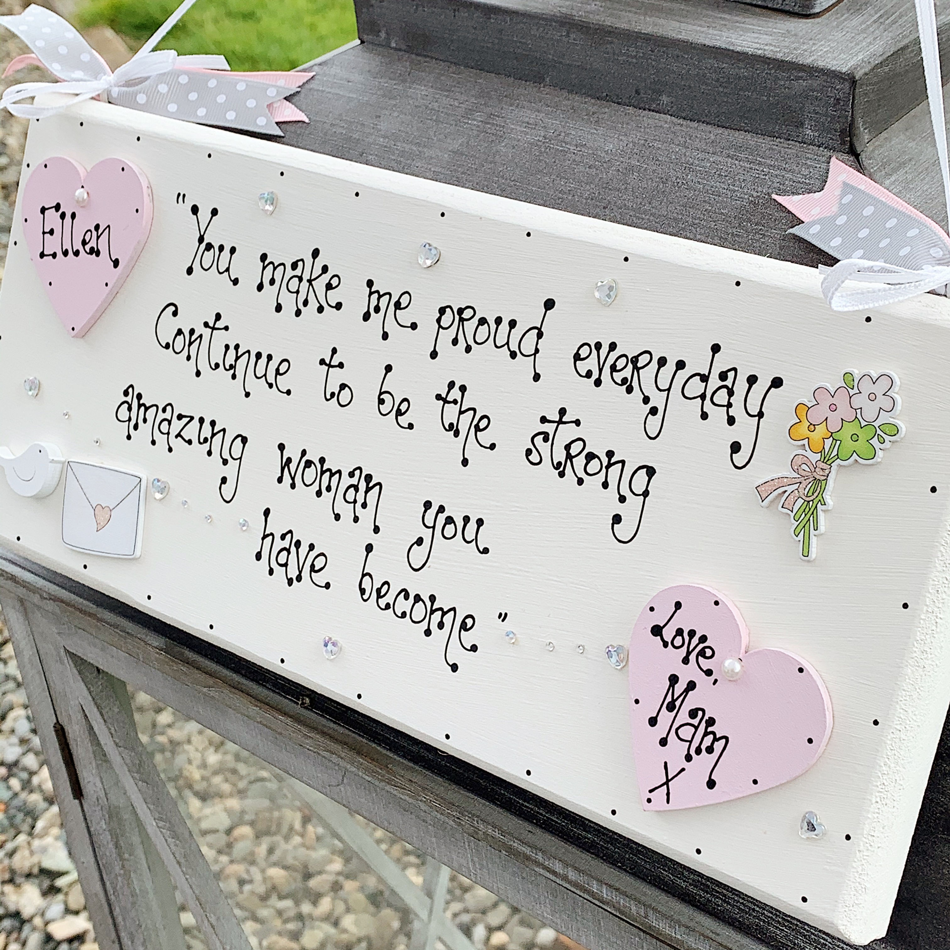 Inspirational Young Woman Plaque