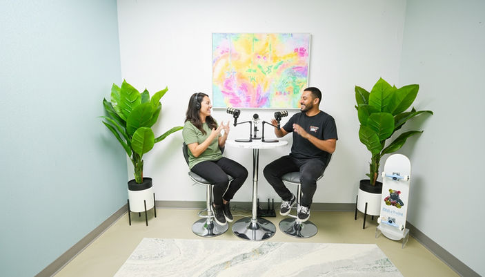 High Bar Studio professional podcast setup with modern equipment