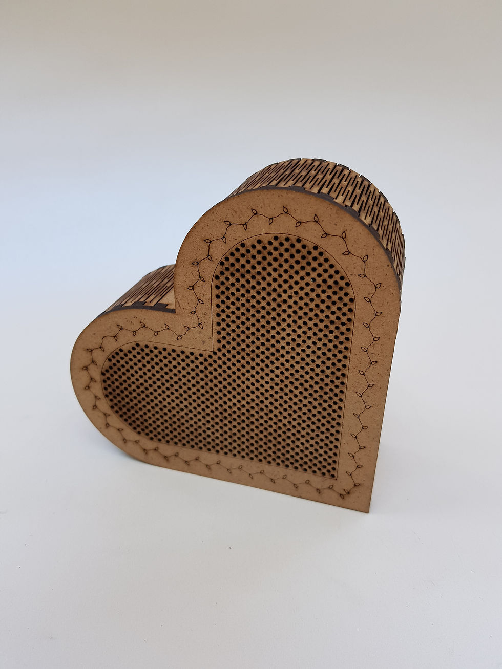 Caja Corazón/ Tapa Bordado