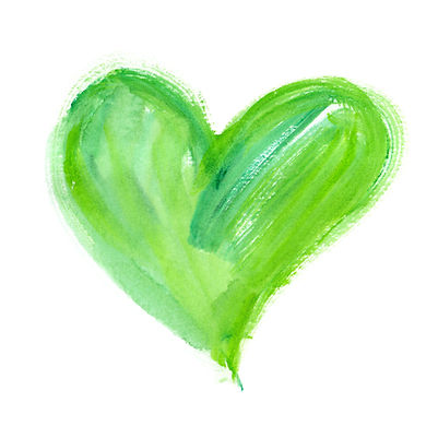 a green heart 