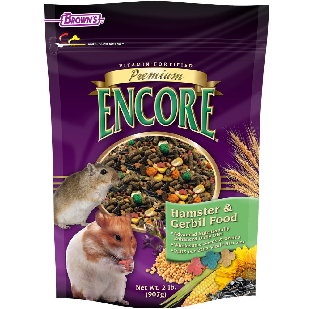 Encore- Hamster&Gerbil Food 2lb