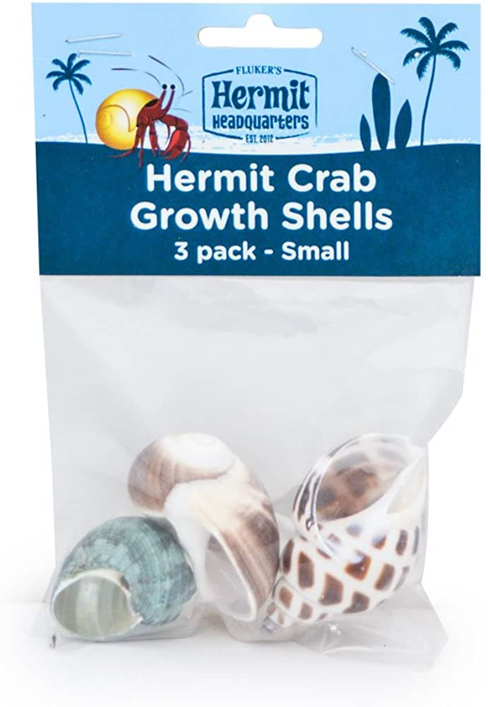Flukers Hermit Crab Shells 3 Pack