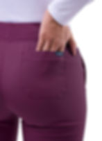 Thumbnail: Women's Skinny Yoga Jogger Pant - P7102 - 2X, 3X