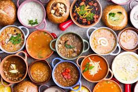 Arranged Food and Objects