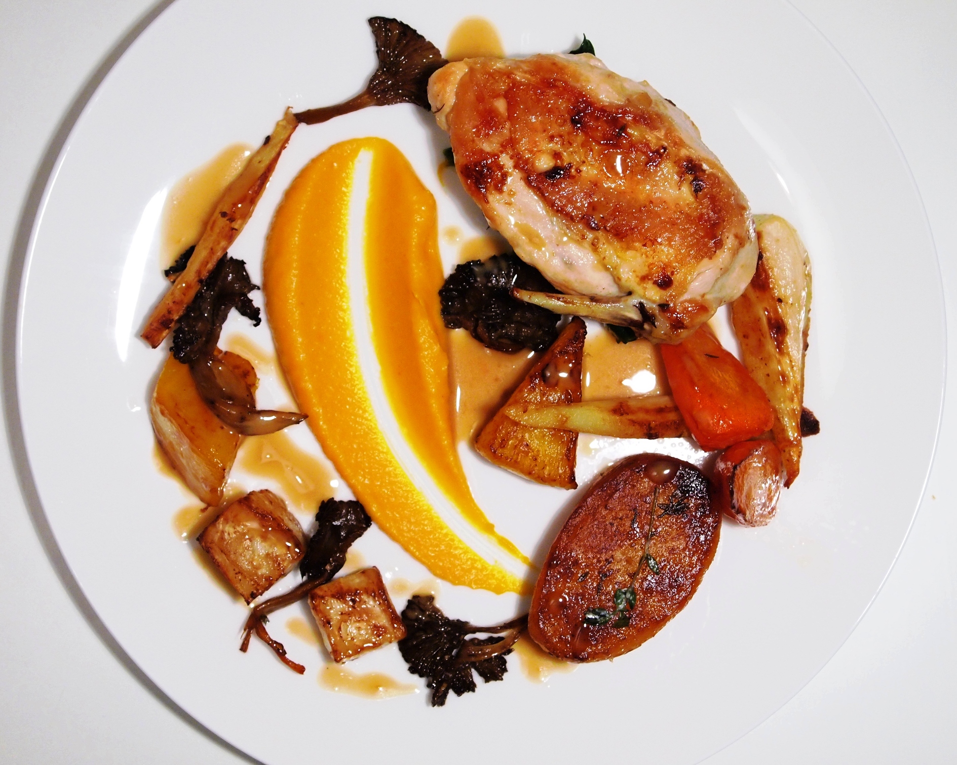 Arranged Food and Objects