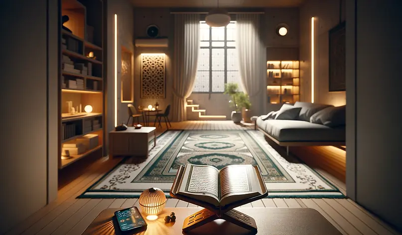 CONCENTRATION EN ISLAM EN PRIERE