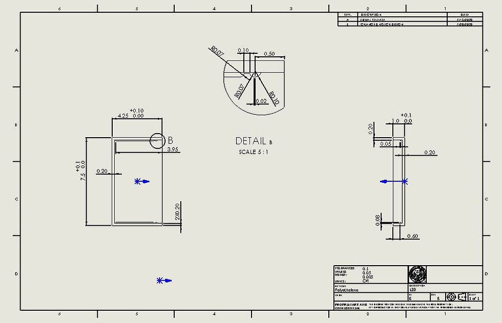 Lid drawing