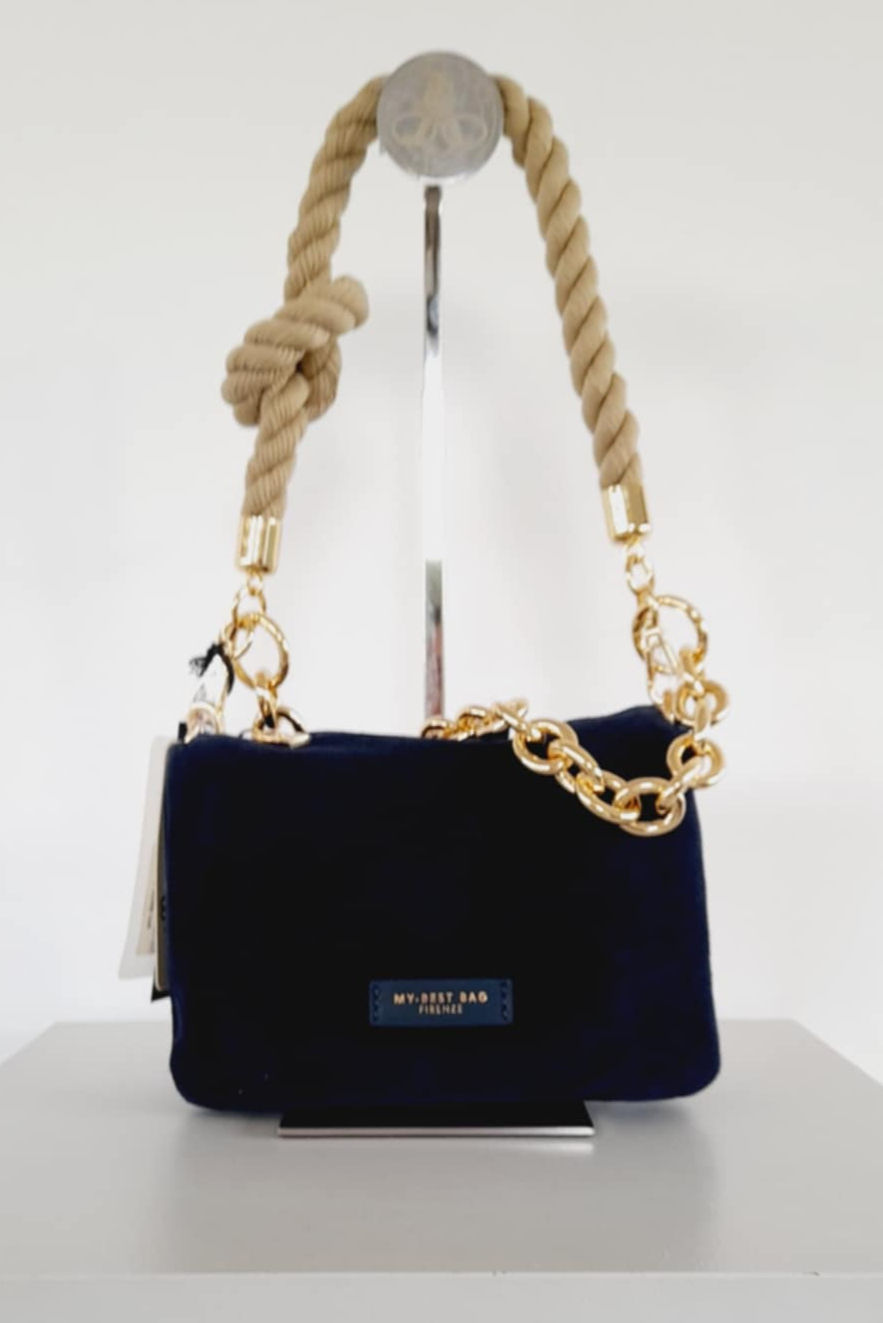 Thumbnail: My Best Bag - Suède - Middernacht blauw