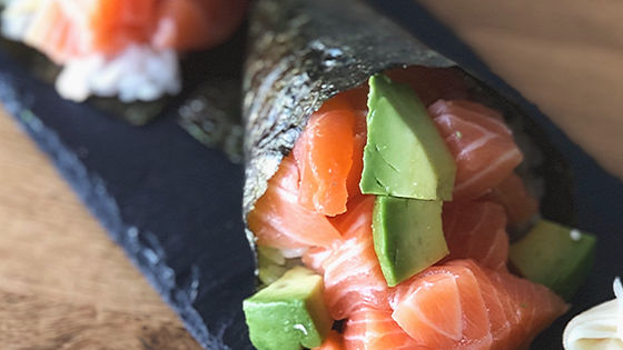 Salmon Avocado Temaki