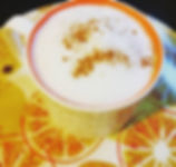 frothy coffee