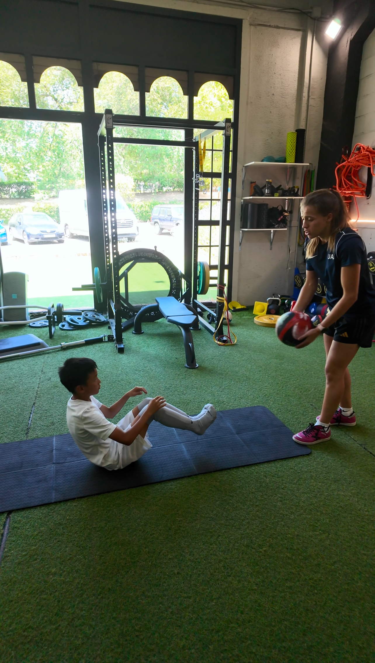 Entrenamiento funcional en Madrid, zona de fuerza