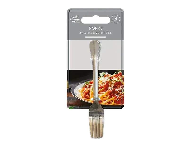 Stainless Steel Forks 4pk