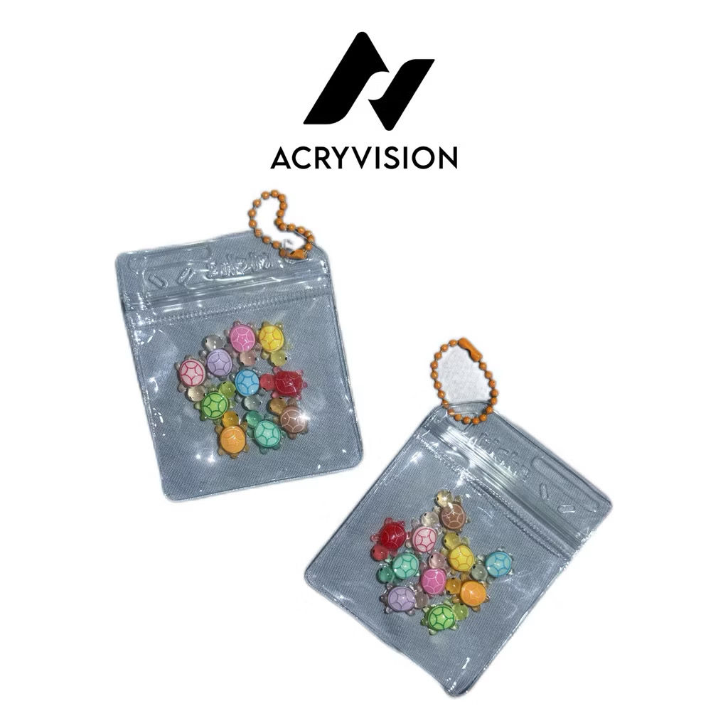 Korean Viral Lucky Turtle Charm 🐢✨ Colorful Good Luck Turtle Keychain