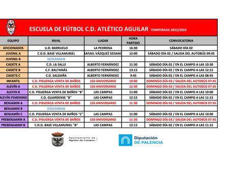 Horarios de partidos 2 y 3 de marzo.
