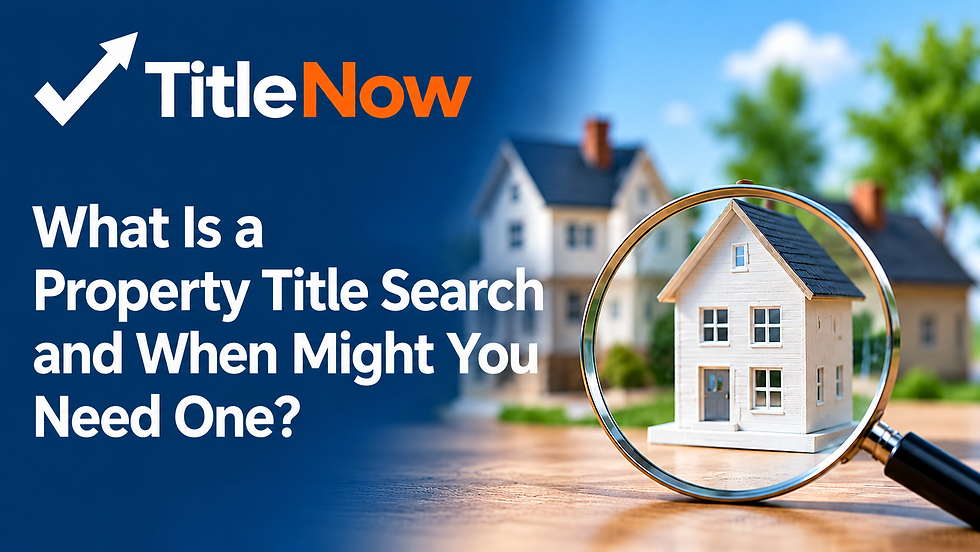 Property title search explained for Australian property owners and buyers
