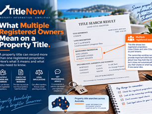 What Multiple Registered Owners Mean on a Property Title