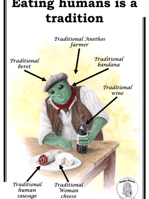 Eating humans is a tradition