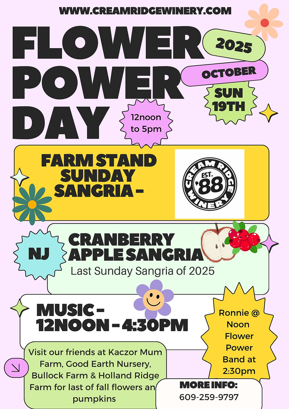 Sunday Sangria - Flower Power Day!