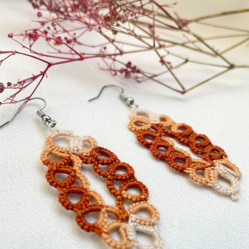 Cinnamon Spice Earrings image 1