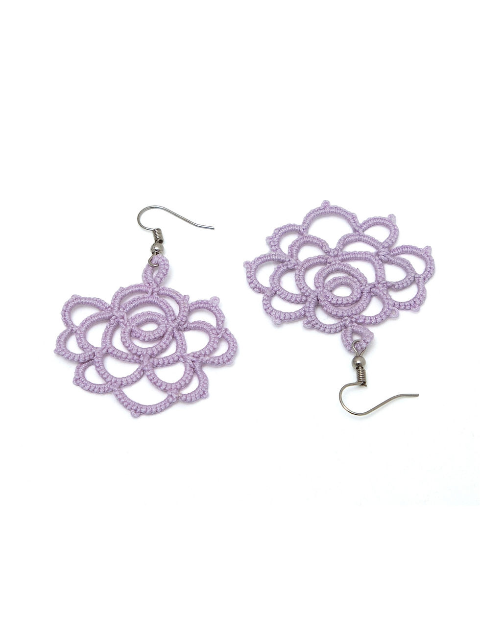 Thumbnail: Lavender Rose Earrings