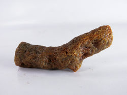 長條柱狀戈壁綠筋脈瑪瑙 可做小品樹枝