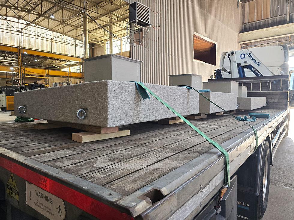 TopBox Compact - Low-Profile GRP Roof Entry Systems by Hill Grwp Ltd fixed on the track