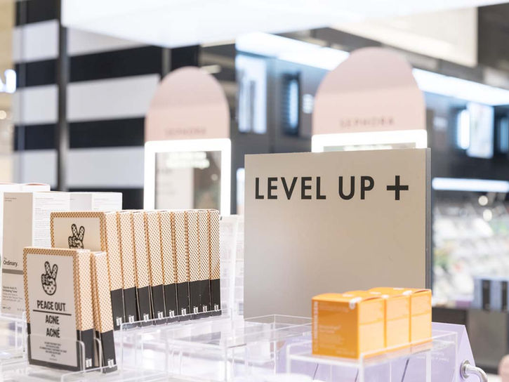 Sephora Skincare Level Up Table