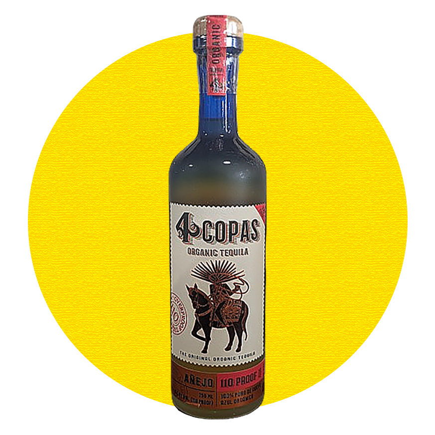 4 Copas 110pf Anejo Tequila