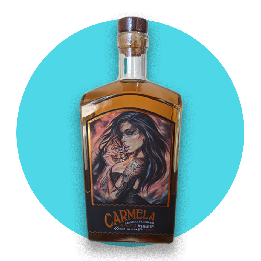R6 Carmela Caramel Whiskey Liqueur