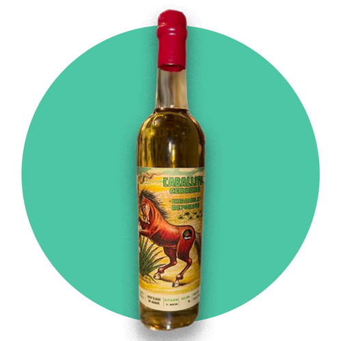 Caballito Cerrero PYROLOU Single Barrel Esamble Azul + Chato