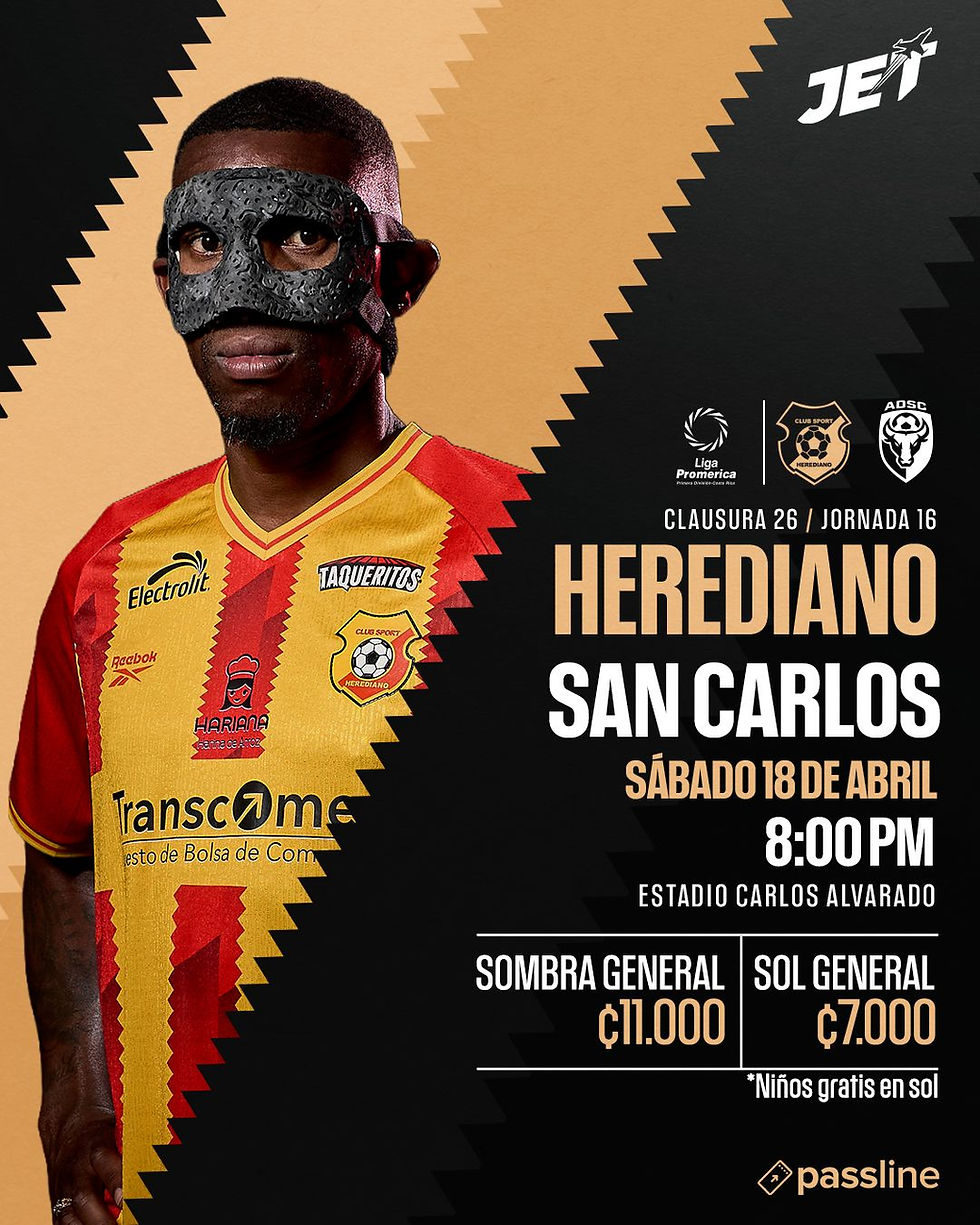Herediano vs San Carlos: Entradas a la venta