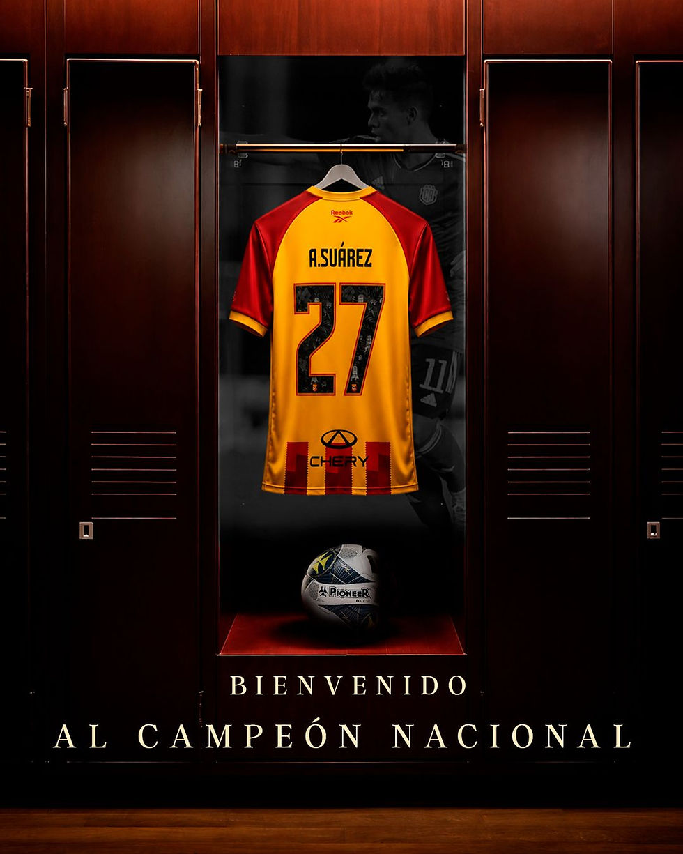 Aarón Suárez: Bienvenido al Campeón Nacional
