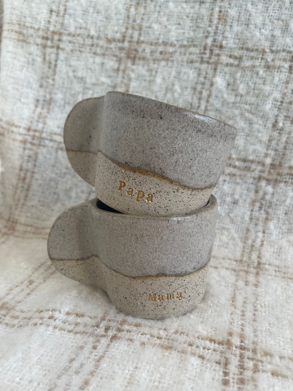 Miniature : Tasse "Bonjour" beige