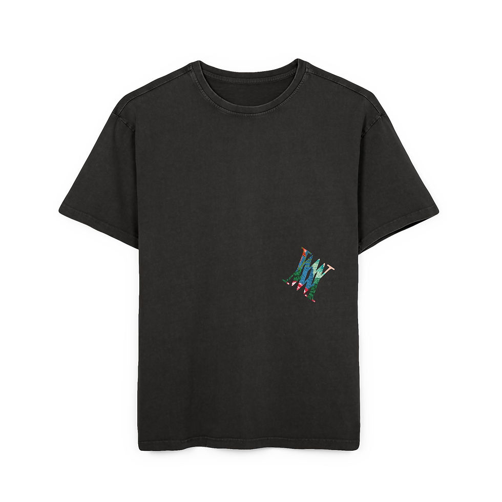 Thumbnail: SACRED GROUND Men's Acid Washed Oversized Tee -