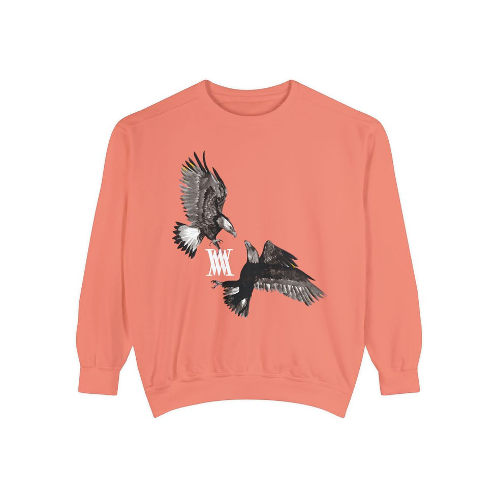 Thumbnail: Fighting Eagles Unisex Garment-Dyed Sweatshirt