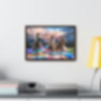 Thumbnail: DIGITAL HORIZONS #1 by No-sun Gallery Canvas Wrapped print