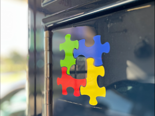 A Carter Kit with the related autism symbol on the side