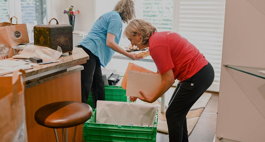 Two Real T Simplistic Employees perfroming senior move management